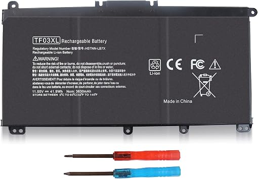 920070-855 920046-421 TF03XL Battery for HP Pavilion 15-CC 15-CD 17-ar050wm 17-ar0xx 15-cc023cl 15-cc123cl 15-cc563st 15-cc050wm 15-cd040wm 14m-cd0001dx 14m-cd0003dx 14-cd1055cl 14-bf0xx 920046-121