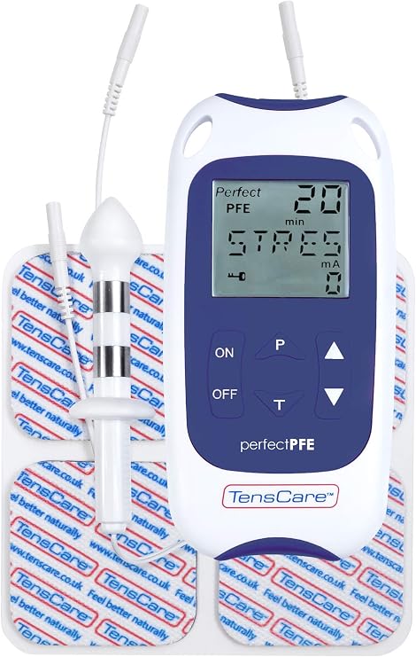 TensCare Perfect PFE Men - Clinically Tailored EMS Programmes to Strengthen and Tone the Pelvic Floor. Treat Stress, Mixed and Urge Incontinence. TENS Programme to Help Relieve Chronic Pelvic Pain