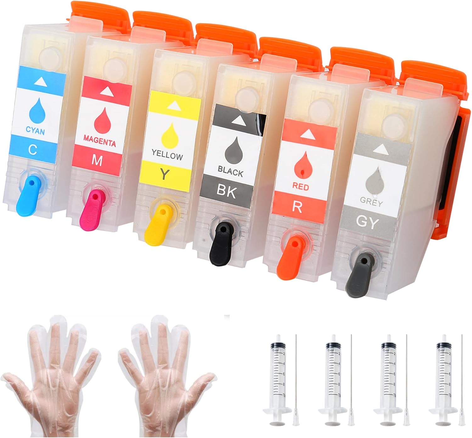 Remanufactured 312XL Refillable Empty Sublimation Ink Cartridges with a Single-use Chip 312XL Workforce Pro XP-15000 XP-15010 XP-15080 Printers Used for Regular Or Sublimation Printing
