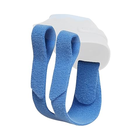 Velpeau CMC Thumb Brace Replacement Straps(2 pcs), Insert Palm-side Strap from Outside, Fits Left & Right Hands for Women and Men, Reversible (Blue, Regular Version, Small)