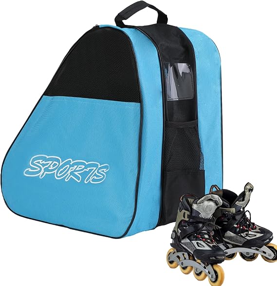 Skate Bag - Inline Skating Carrier, Portable Sports Backpack | Travel with Large Storage for Skates and Accessories, Durable Carrying Case for Kids Teen