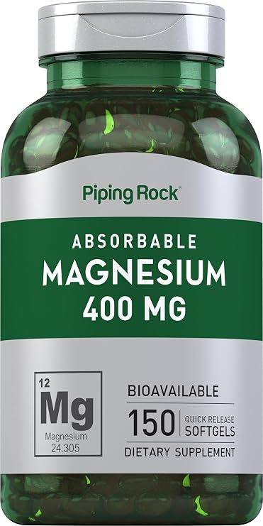 Piping Rock Magnesium 400 mg | 150 Softgels