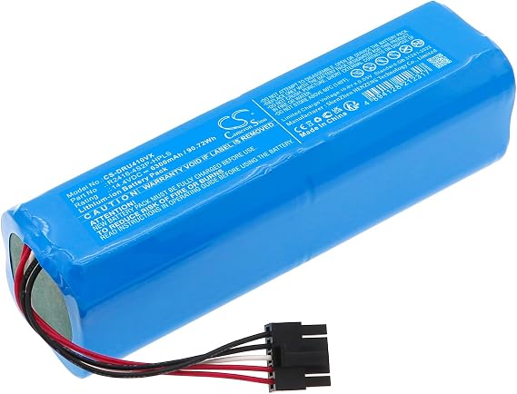 Replacement Battery Fit for Dreame Bot X30 Ultra, D10s Plus, L30 Ultra, RCXE0307, RLX56CE, RLX63CE, RLX63CE-2, X40 Pro Ultra, X40 Ultra R2416-4S2P-HPLS(6300mAh)
