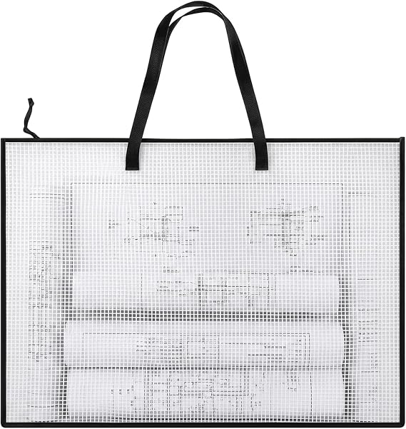 A1 Art Folder Portfolio Case, Professional Artwork Storage Solution, Large Size Art Folder for Artists and Students, 57.8x89.5cm A1 Portfolio Organisation