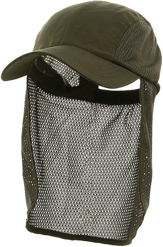 MG Flap Hat (01)-Dark Olive