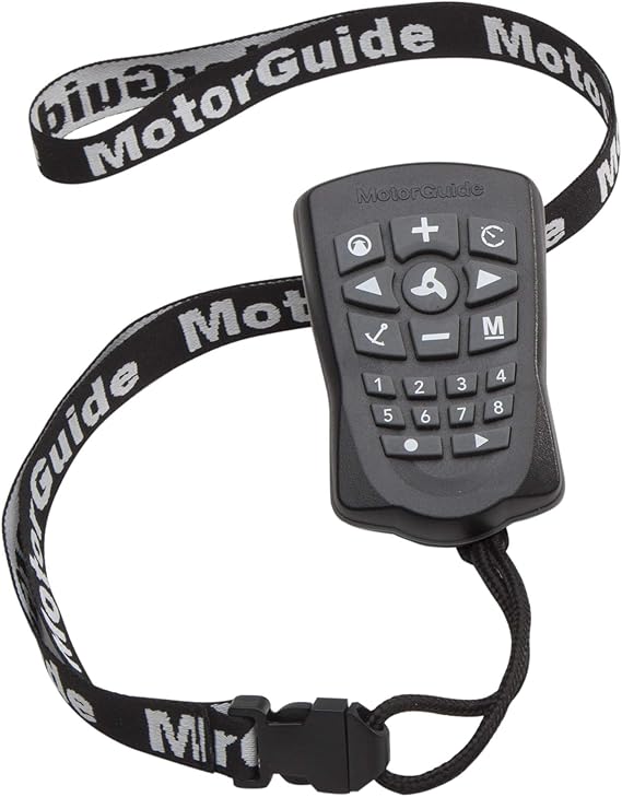 MotorGuide 8M0092071 Xi Series Pinpoint GPS Navigation Remote Replacement For Xi3 and Xi5 Trolling Motors Includes Lanyard