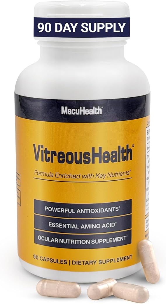 Macuhealth VitreousHealth Evidence-Based Eye Supplement - Ocular Nutrition