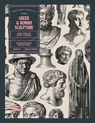 Greek and Roman Sculpture: An Image Archive for Artists and Designers Image Archive Series by Vault Editions Paperback March 8, 2022