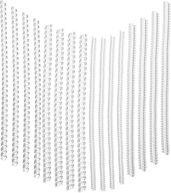 KAILIKETIY 16Pcs Invisible Ring Size Adjuster for Men and Women Silicone Ring Spacer Jewelry Size Tightener