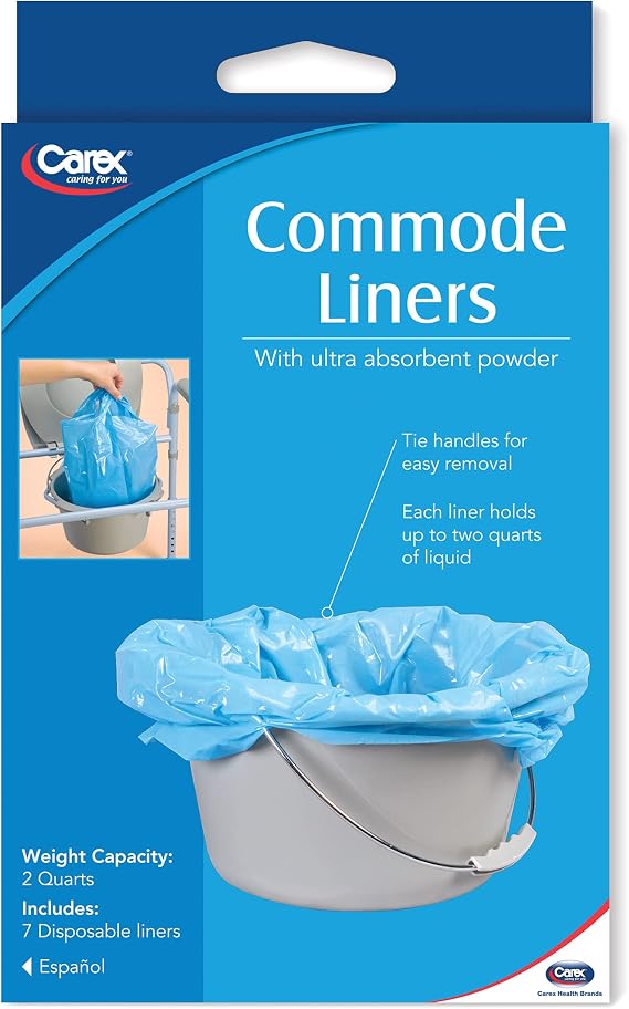 Carex Commode Liners, 7 count