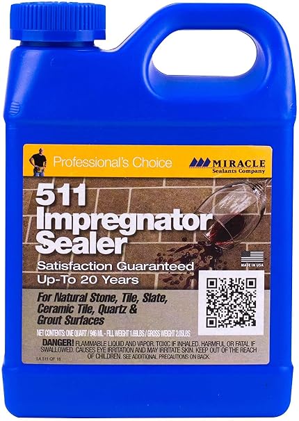 Miracle Sealants 511QT6 511 Impregnator Penetrating Sealers, Quart - New Version
