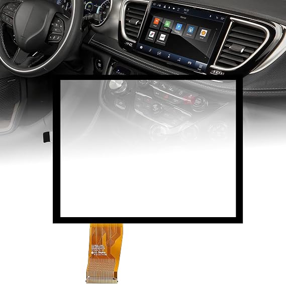8.4" Uconnect Screen Replacement Radio Digitizer Compatible with 2017-2022 Jeep Dodge Ram 1500 2500 3500 Chrysler Durango Challenger Grand Cherokee Wrangler Radio Navigation Radio #LA084X01(SL)(01)