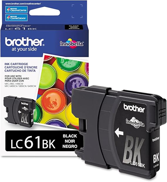 BROTHER LC61BK Innobella Black Ink cartridge