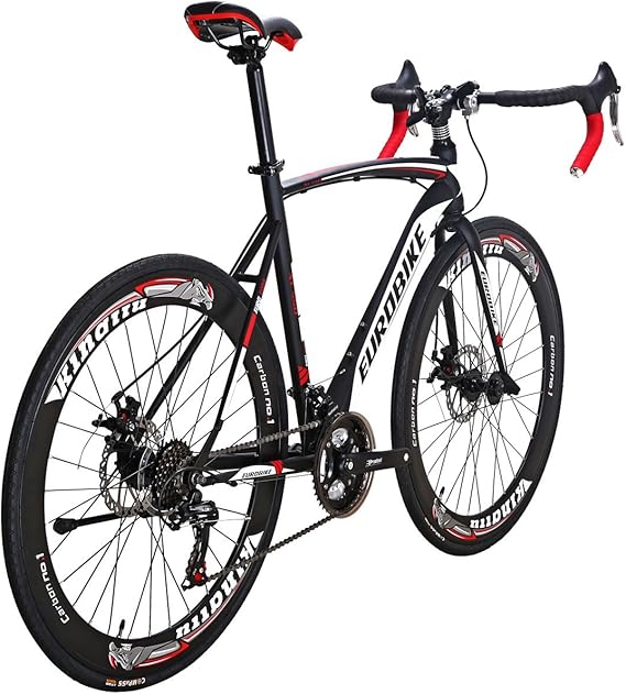 EUROBIKE Bikes EURXC550 21 Speed Road Bike 700C Wheels Road Bicycle Dual Disc Brake Bicycles ......