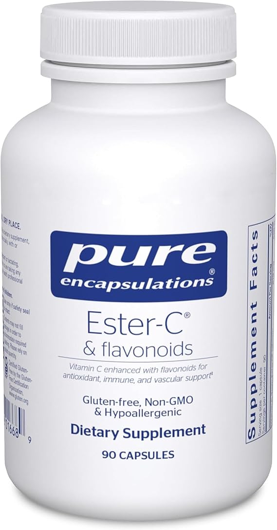 Pure Encapsulations Ester-C & Flavonoids, 90 Capsules