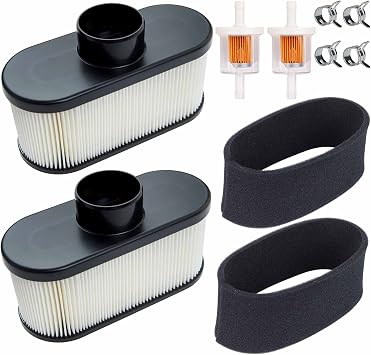 HOODELL 2 Pack 11013-7047 Air Filter with Pre Filter - for Kawasaki FR651V FR691V FR730V Engine Hustler Husqvarna Gravely Lawn Mower Tractor Air Filter