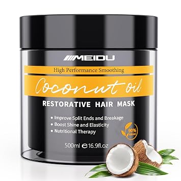 YOURTONE Keratin Hair Mask Treatment, Hair Mask for Dry Damaged Hair, Deep Repair Conditioning, Coconut Oil Hydrating Hair Masks for All Hair Types (16.9 Fl Oz)