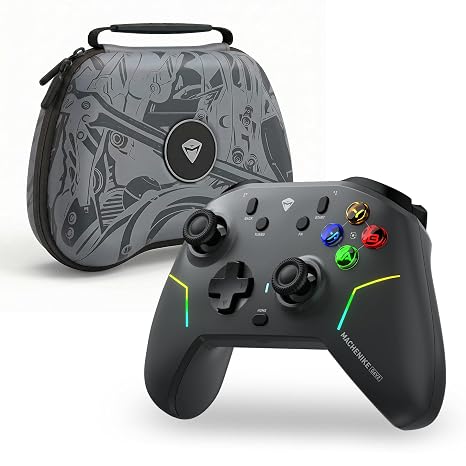 Machenike G6V2PE Wireless Controller for PC/Switch/iOS/Android, TMR Joysticks & Triggers,1000Hz Polling Rate, RGB Remappable Buttons, 1000mAh Battery, Voice Coil Motor [macintosh]