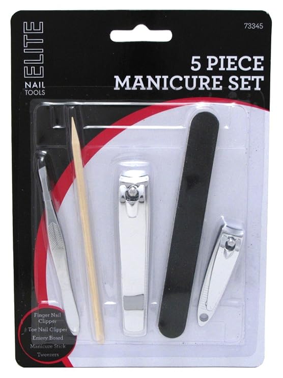 Swissco 5 Piece Manicure Set (Pack of 2)