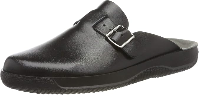 Rohde Herren Pantoffeln Soltau Hausschuhe Schuhe Schwarz 1970 90