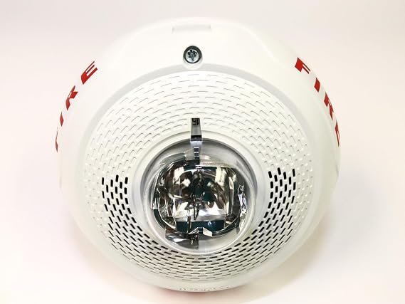 System Sensor - SPSCWLA-E - Ceiling Mount white speaker/strobe with english wording