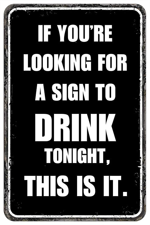 Funny Bar Decor Man Cave Accessories Bar Signs For Home Bar Wall Decor