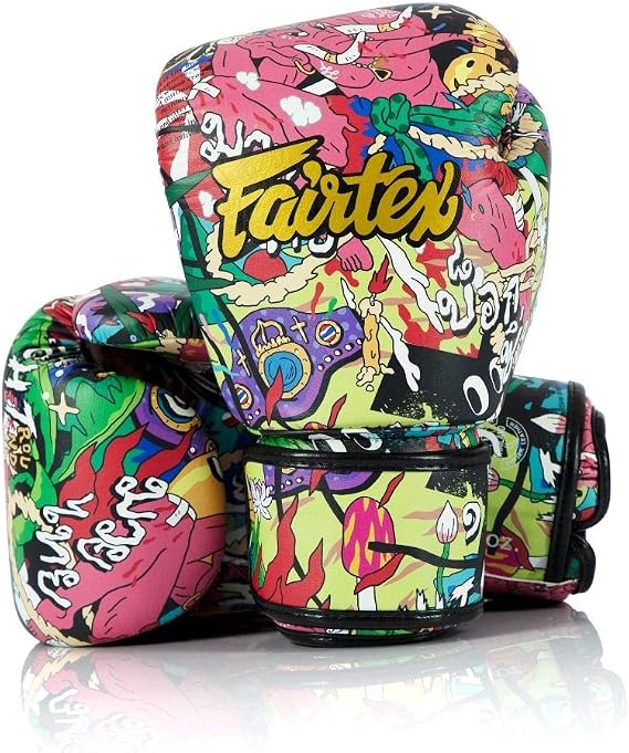 Fairtex x URFACE Boxing Gloves, Synthetic Leather Muay Thai Kickboxing Gear