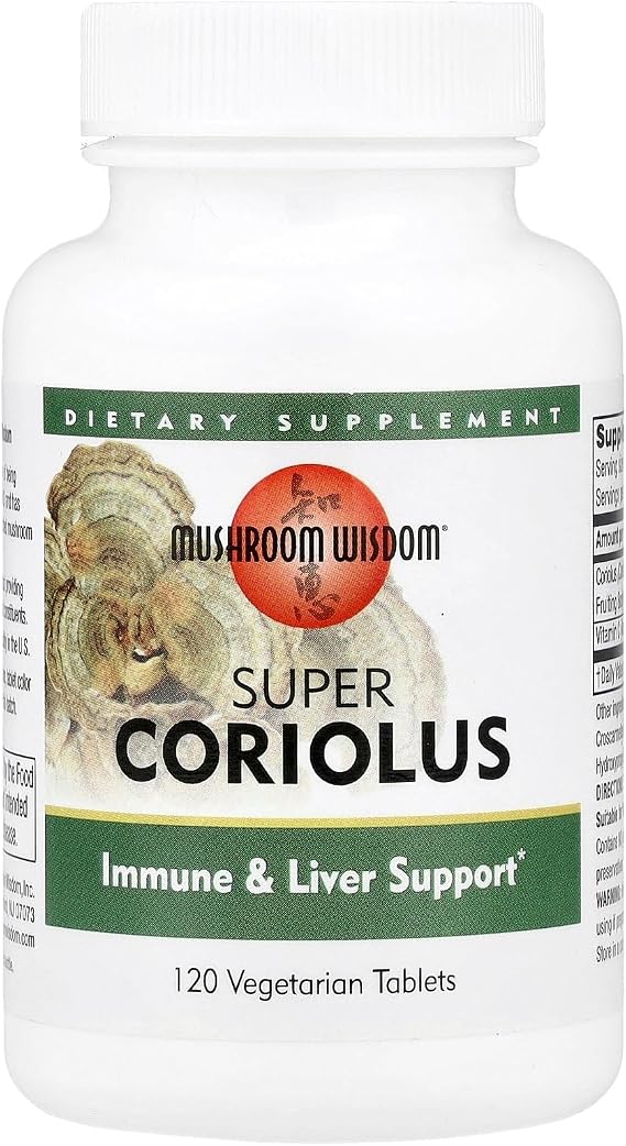Mushroom Wisdom Super Coriolus - 120 VegTabs