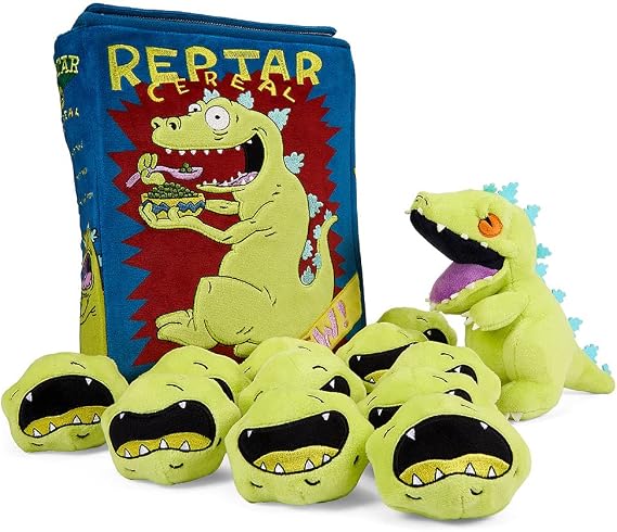 Kidrobot Rugrats Reptar Cereal Box 10 Inch Interactive Plush