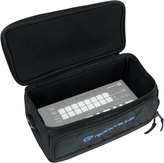 Rockville MB147 DJ Gear Mixer Gig Bag Case 14"x7"x6.5" + 13" Laptop Pocket