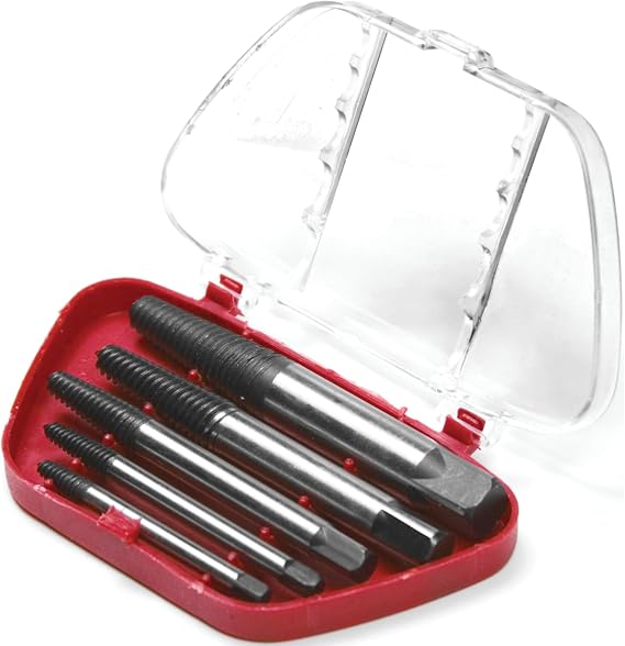 Performance Tool W2965 5-Piece Screw Extractor Set