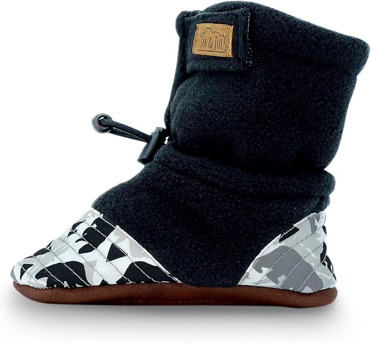 JAN & JUL Fleece Stay-Put Cozy Booties for Babies