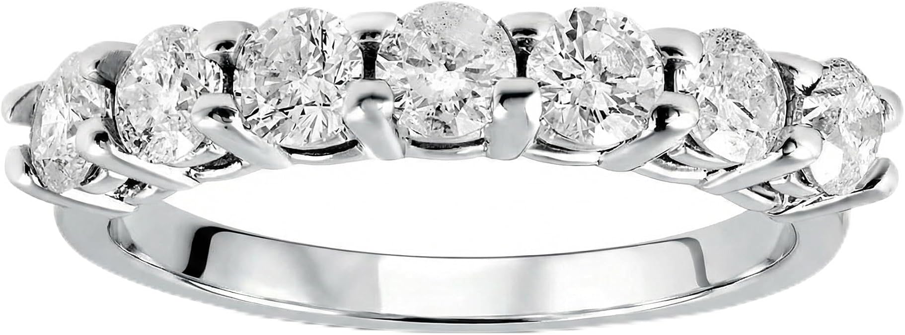 P3 POMPEII3 1ct Diamond Wedding Anniversary Ring 14K White Gold