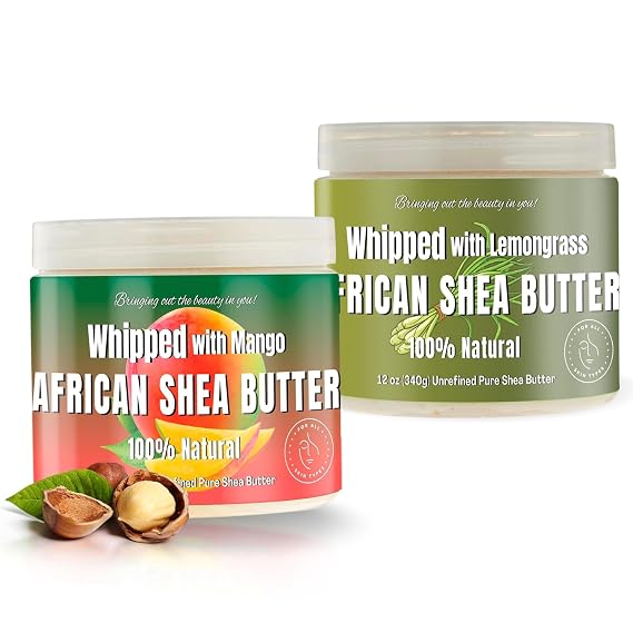 RA COSMETICS Whipped Shea Butter Lemongrass & Whipped Shea Butter Mango