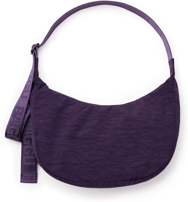 BAGGU Unisex Medium Nylon Crescent Bag Crossbody
