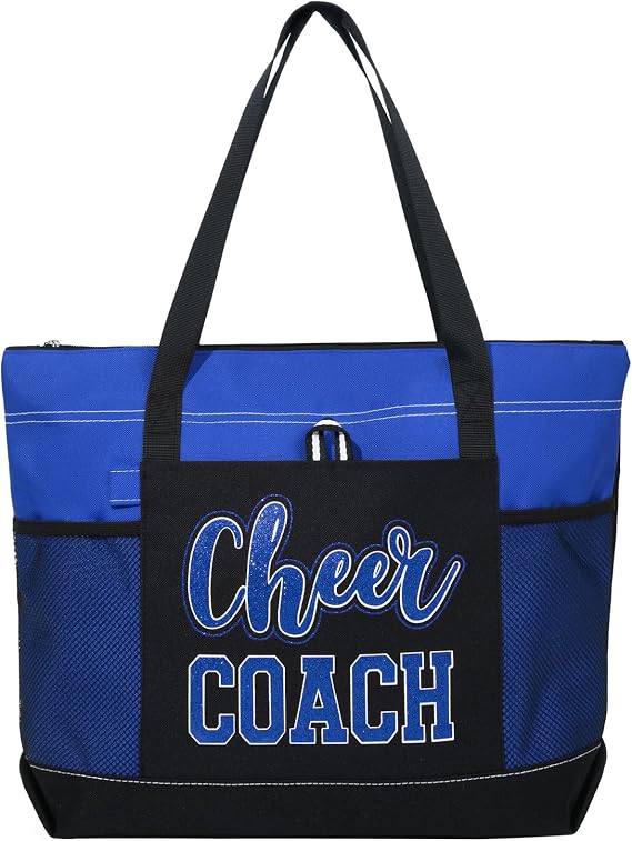 Aileam Cheer Coach トートバッグ コーチへのチアリーディングギフト Lサイズ チアバッグ オーガナイザー ガールズ チアリーダー チアスタッフオーガナイザー