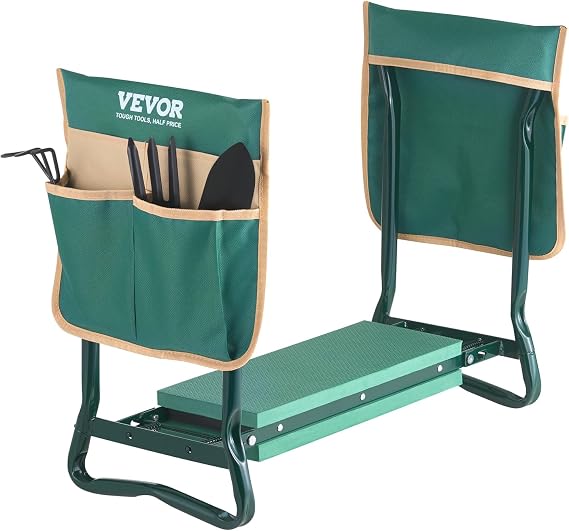 VEVOR Garden Kneeler and Seat Heavy Duty, Kneeling Bench for Gardening