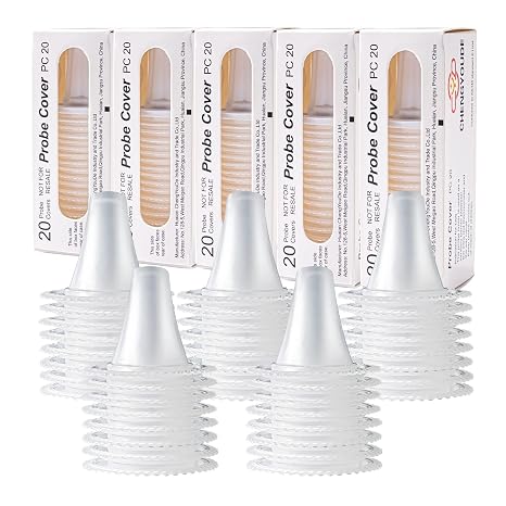 200X Ear Thermometer Probe Covers, Lens Filters, Refill Covers for All Braun themometer Models BPA Free Digital Disposable Covers