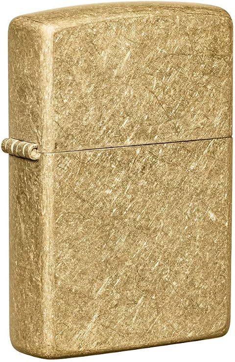 Zippo Tumbled Brass Pocket Lighter
