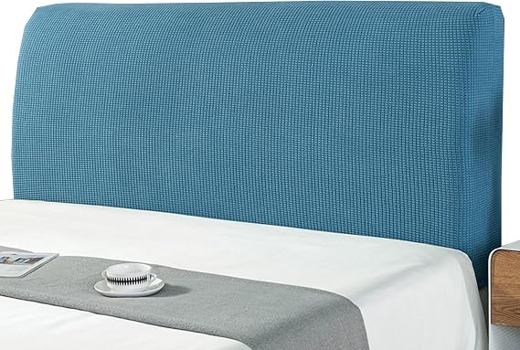 King Size Full Size Headboard Cover All-Inclusive Headboard Slipcover Protector Easy to Install Soft Durable Elastic Cover,F,150cm(59in)