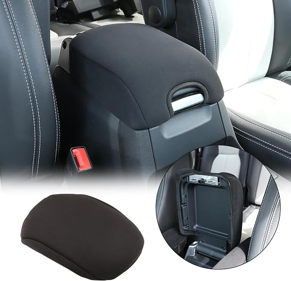 Center Console Armrest Cover Compatible with Land Rover Discovery 3 4 LR3 LR4 2004-2016 Cloth Center Console Armrest Cushion Cover,Armrest Box Mat Protection Accessories