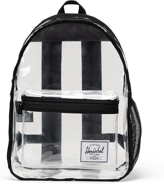 Herschel Supply Co. Classic Backpack, Clear/Black, Standard - 26L