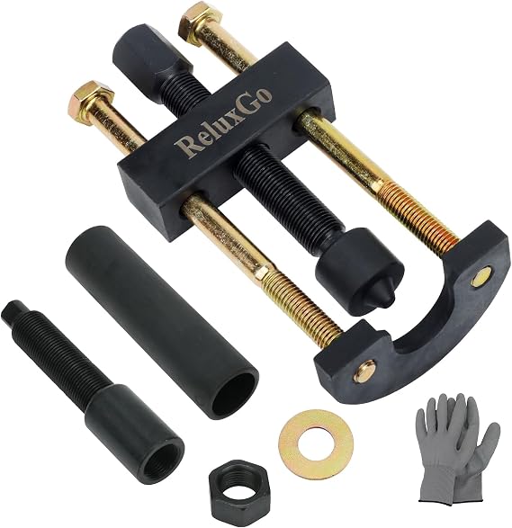 ReluxGo Transmission Mainshaft Inner Bearing Race Tool Installer Puller for Harley Davidson Big Twin 5 and 6 Speed 1984-present # 34902-84, Harley Bearing Removal Installation Motorcycle Tool Kit