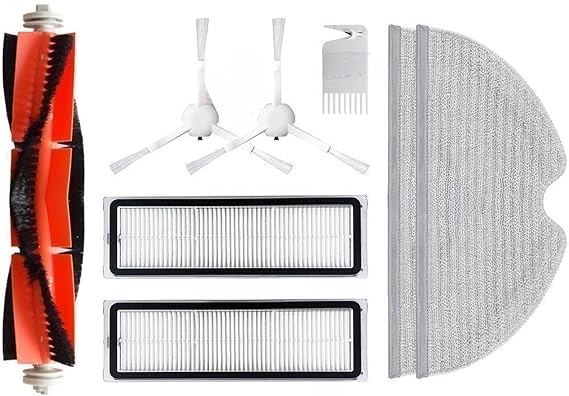 Accessories Spare Parts Kit, Compatible with Mijia 1C 2C STYTJ01ZHM, Compatible with Dreame F9 Robot Vacuum Mop Cleaner Roller Brush Hepa Filter (Color : XM078-02)