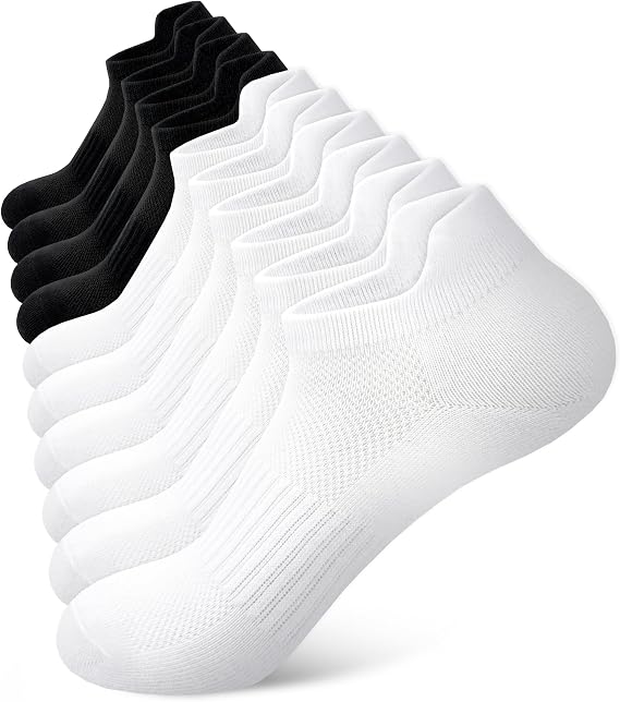 SIXDAYSOX Ankle Socks for Women Thin Breathable Cotton No Show Socks Womens