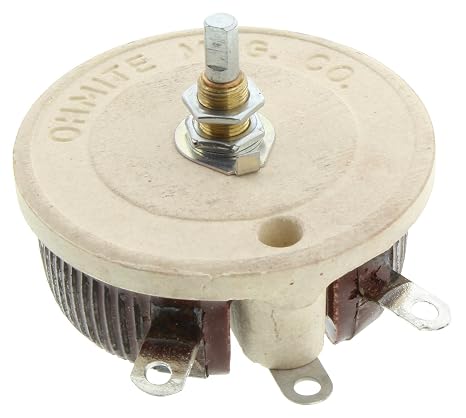 Rks10re 10 Ohm, 100w, Adjustment Type Screwdriver Slot, No. Of Turns 1turns, Potentiometer Mounting Panel Mount, Power Rating 100w, Product Range Rks Series, Rheostat, Track Resistance 10ohm, W