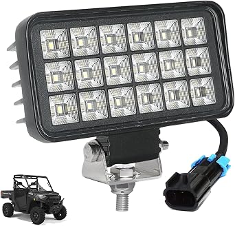SUNPIE Reverse Lights for Polaris Ranger 1000 2018-2026, Bright LED Backup Lights Kit 36W Waterproof LED Kit for Ranger 1000 Crew, Back Up Light Assemblies Plug and Play