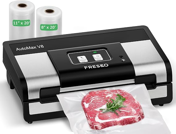 FRESKO Automatic Vacuum Sealer for Food, Hands-Free Operation