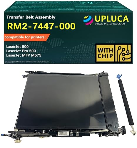 RM2-7447-000 Transfer Belt Assembly Replacement for HP RM2-7447-000 Transfer Belt Assembly Works for HP Color Laserjet Enterprise MFP M570dn Pro 500 Color MFP M575 500 Color Printers (1-Pack)