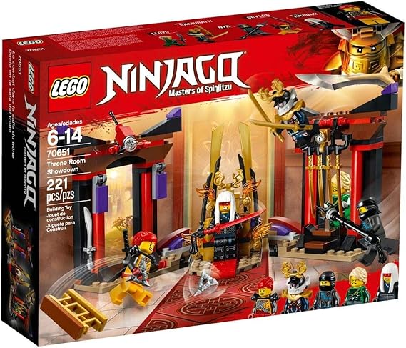 LEGO NINJAGO Masters of Spinjitzu: Throne Room Showdown 70651 Building Kit (221 Piece)